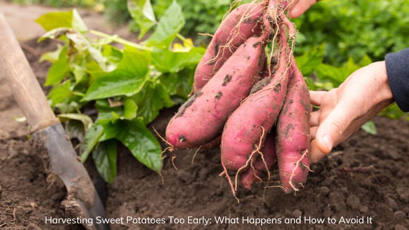 Harvesting Sweet Potatoes Too Early