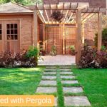 Garden Shed with Pergola